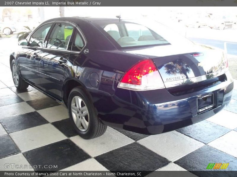 Imperial Blue Metallic / Gray 2007 Chevrolet Impala LS