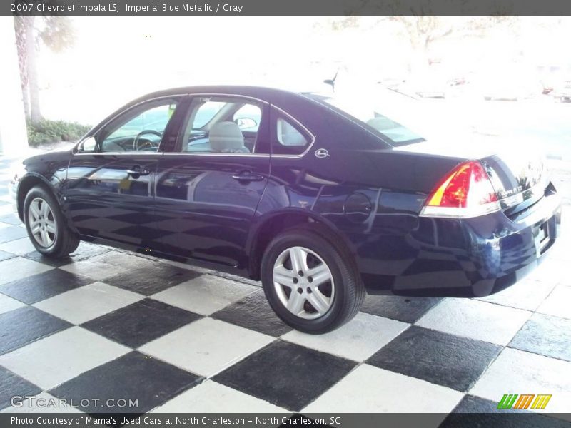 Imperial Blue Metallic / Gray 2007 Chevrolet Impala LS