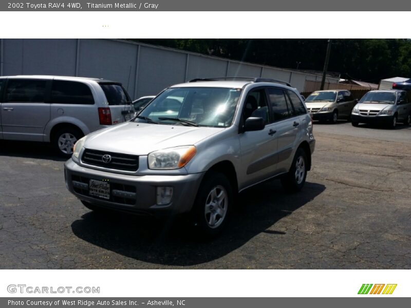 Titanium Metallic / Gray 2002 Toyota RAV4 4WD