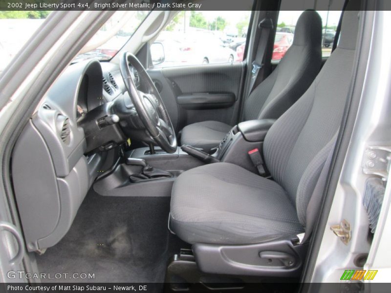 Bright Silver Metallic / Dark Slate Gray 2002 Jeep Liberty Sport 4x4