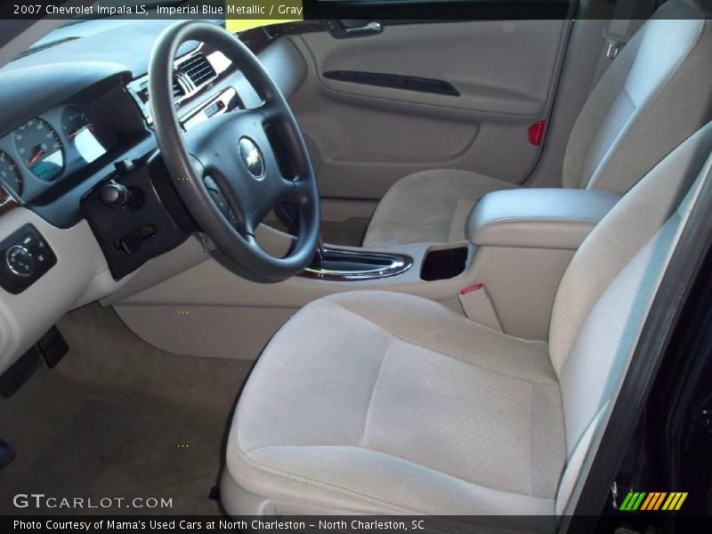 Imperial Blue Metallic / Gray 2007 Chevrolet Impala LS