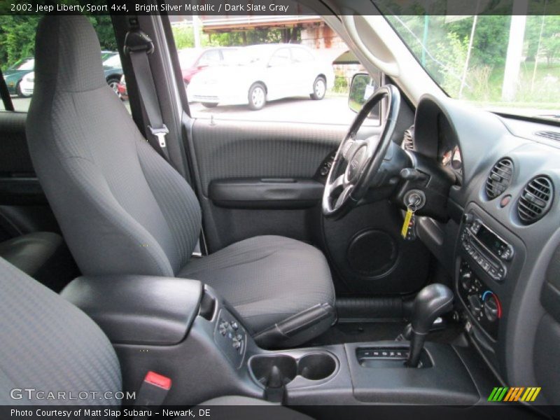 Bright Silver Metallic / Dark Slate Gray 2002 Jeep Liberty Sport 4x4