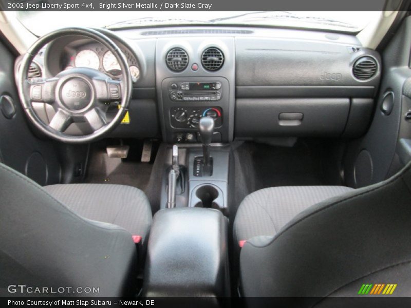 Bright Silver Metallic / Dark Slate Gray 2002 Jeep Liberty Sport 4x4