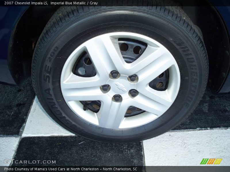 Imperial Blue Metallic / Gray 2007 Chevrolet Impala LS