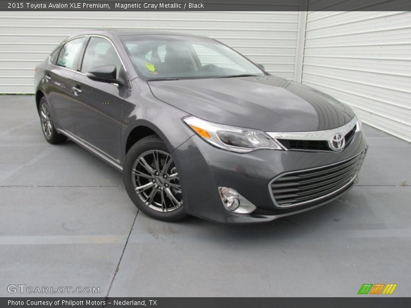 Magnetic Gray Metallic / Black 2015 Toyota Avalon XLE Premium