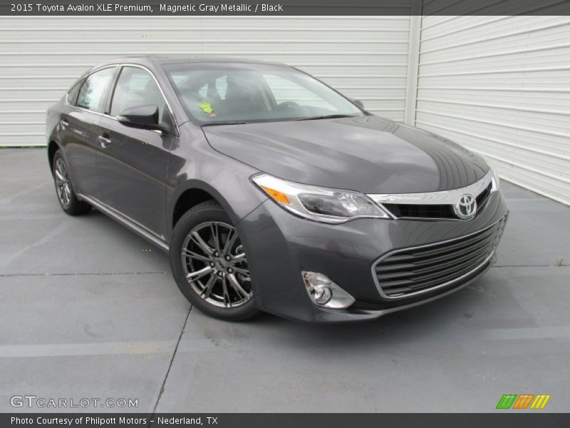 Magnetic Gray Metallic / Black 2015 Toyota Avalon XLE Premium