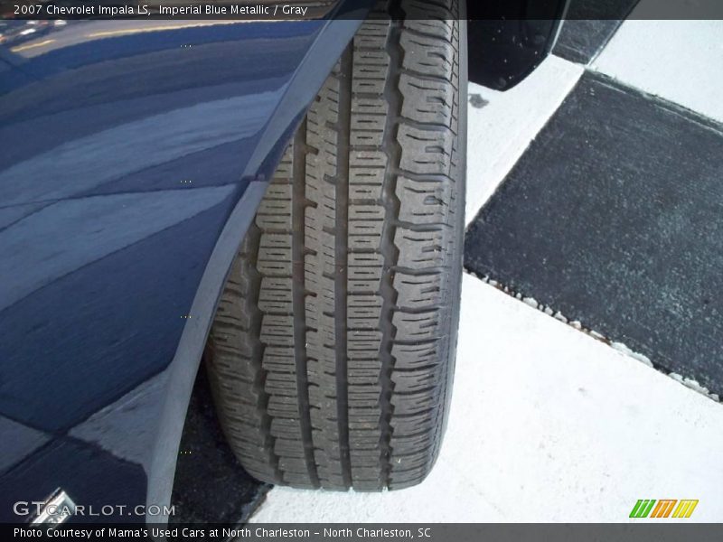 Imperial Blue Metallic / Gray 2007 Chevrolet Impala LS