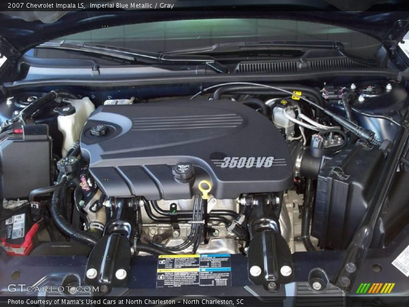 Imperial Blue Metallic / Gray 2007 Chevrolet Impala LS