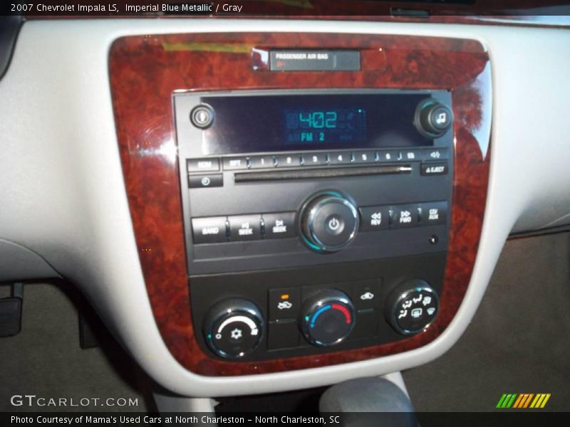 Imperial Blue Metallic / Gray 2007 Chevrolet Impala LS