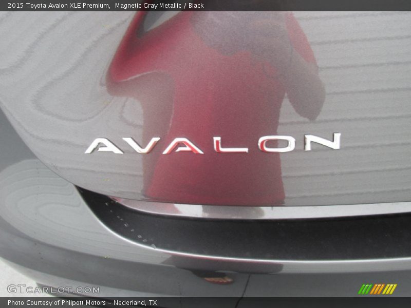 Magnetic Gray Metallic / Black 2015 Toyota Avalon XLE Premium