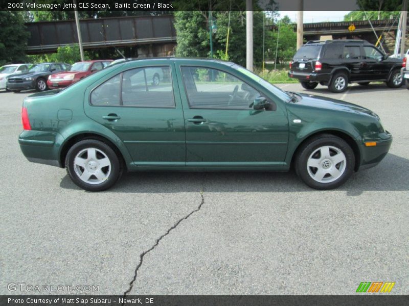Baltic Green / Black 2002 Volkswagen Jetta GLS Sedan