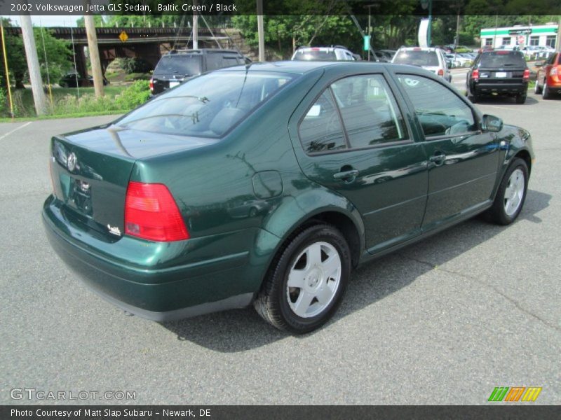 Baltic Green / Black 2002 Volkswagen Jetta GLS Sedan