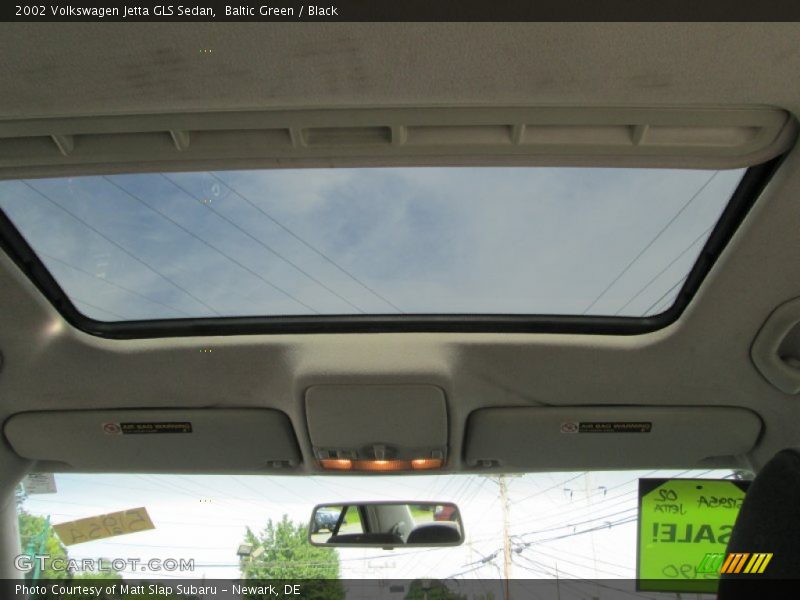 Baltic Green / Black 2002 Volkswagen Jetta GLS Sedan
