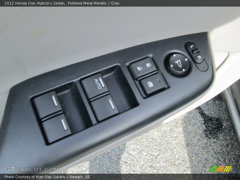 Polished Metal Metallic / Gray 2012 Honda Civic Hybrid-L Sedan
