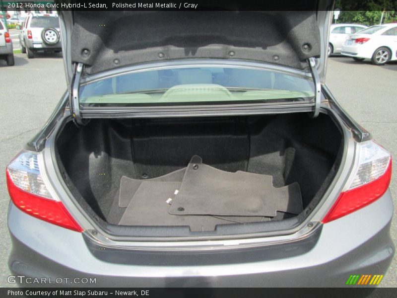 Polished Metal Metallic / Gray 2012 Honda Civic Hybrid-L Sedan