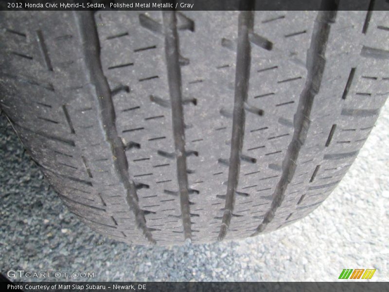 Polished Metal Metallic / Gray 2012 Honda Civic Hybrid-L Sedan
