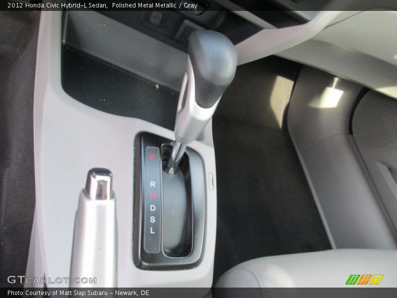 Polished Metal Metallic / Gray 2012 Honda Civic Hybrid-L Sedan