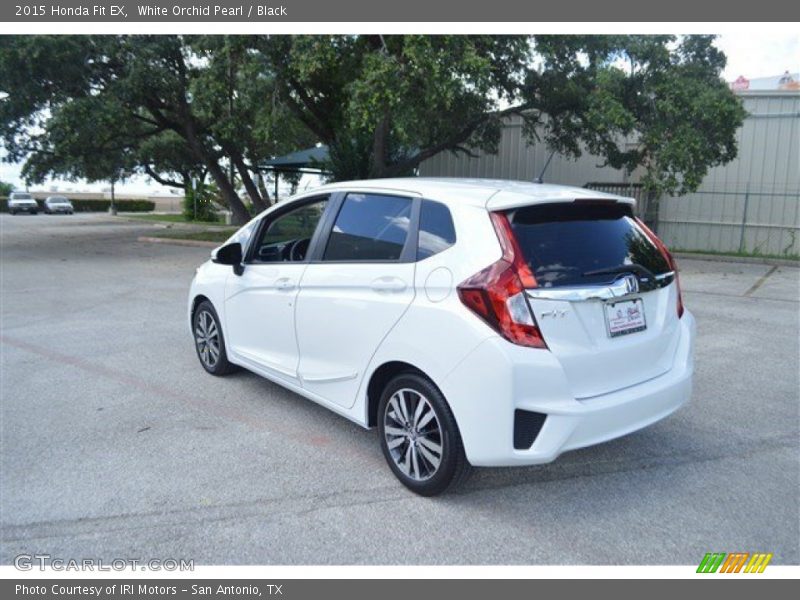 White Orchid Pearl / Black 2015 Honda Fit EX