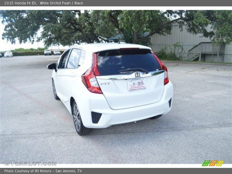 White Orchid Pearl / Black 2015 Honda Fit EX