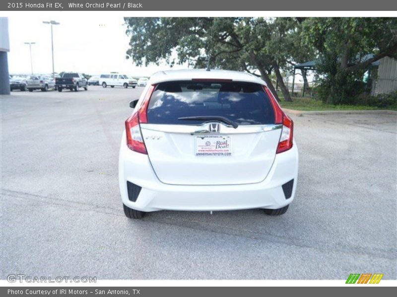 White Orchid Pearl / Black 2015 Honda Fit EX