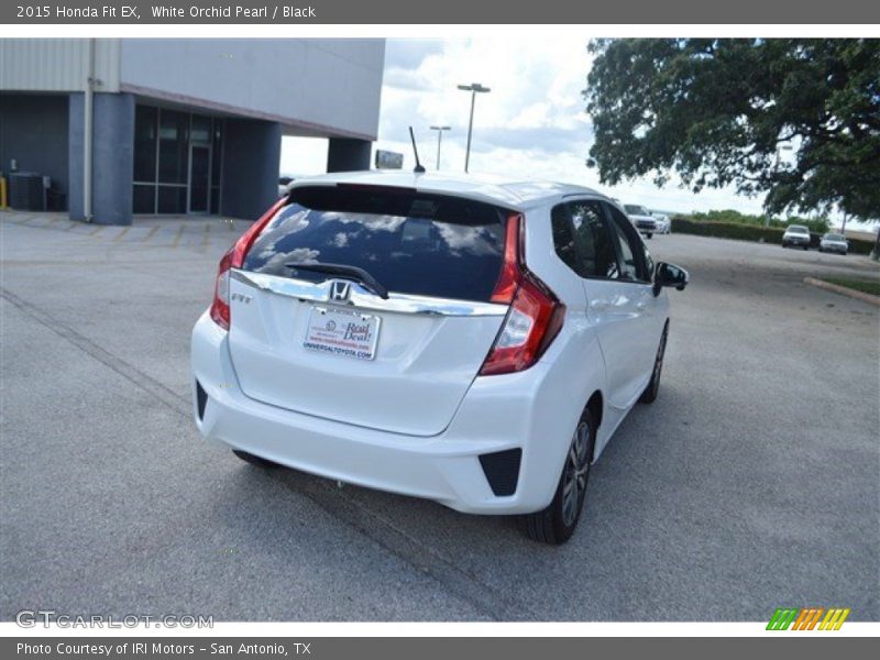 White Orchid Pearl / Black 2015 Honda Fit EX