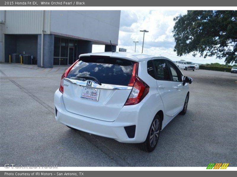White Orchid Pearl / Black 2015 Honda Fit EX