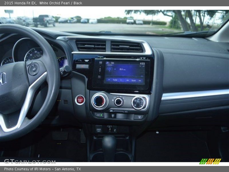 White Orchid Pearl / Black 2015 Honda Fit EX