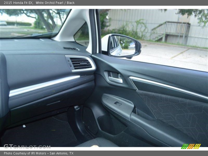 White Orchid Pearl / Black 2015 Honda Fit EX