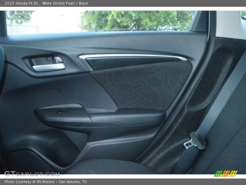 White Orchid Pearl / Black 2015 Honda Fit EX