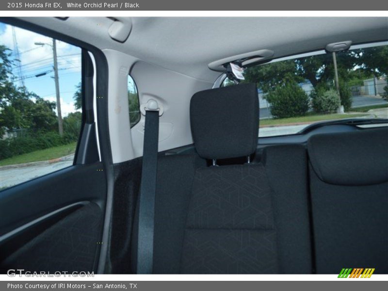 White Orchid Pearl / Black 2015 Honda Fit EX