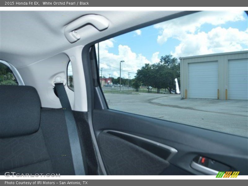 White Orchid Pearl / Black 2015 Honda Fit EX