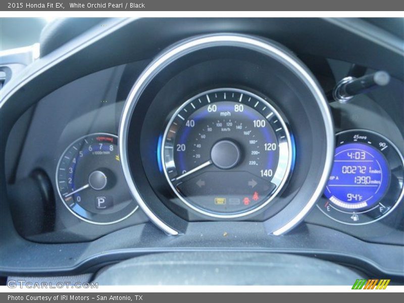White Orchid Pearl / Black 2015 Honda Fit EX