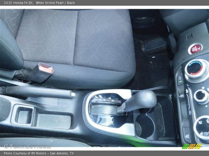 White Orchid Pearl / Black 2015 Honda Fit EX