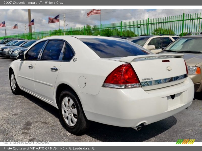 White / Gray 2007 Chevrolet Impala LT