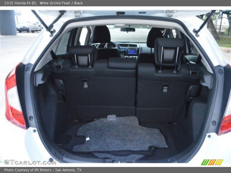 White Orchid Pearl / Black 2015 Honda Fit EX