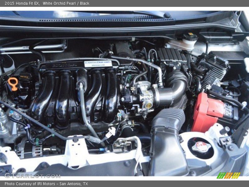 White Orchid Pearl / Black 2015 Honda Fit EX