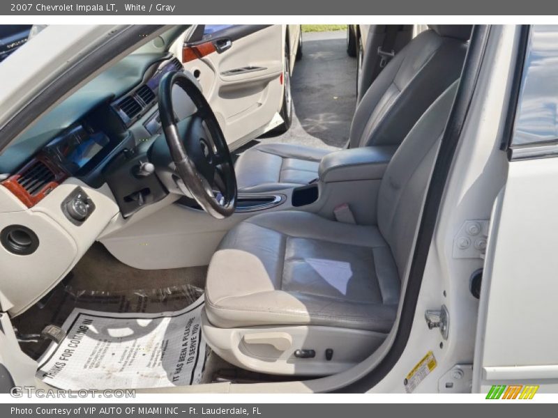 White / Gray 2007 Chevrolet Impala LT