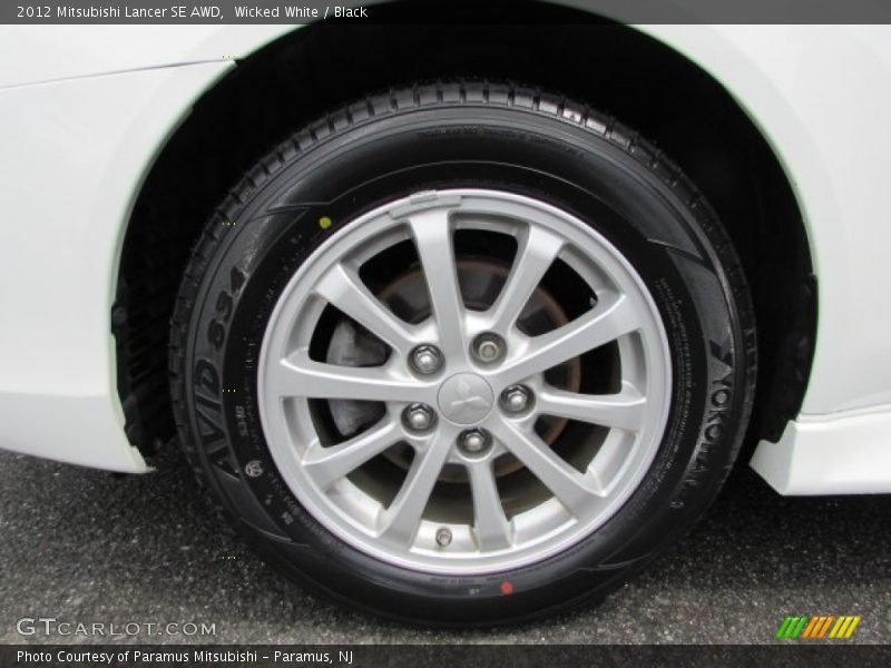 Wicked White / Black 2012 Mitsubishi Lancer SE AWD