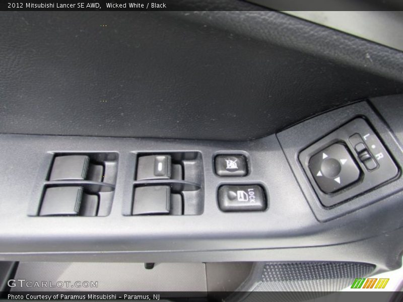 Wicked White / Black 2012 Mitsubishi Lancer SE AWD