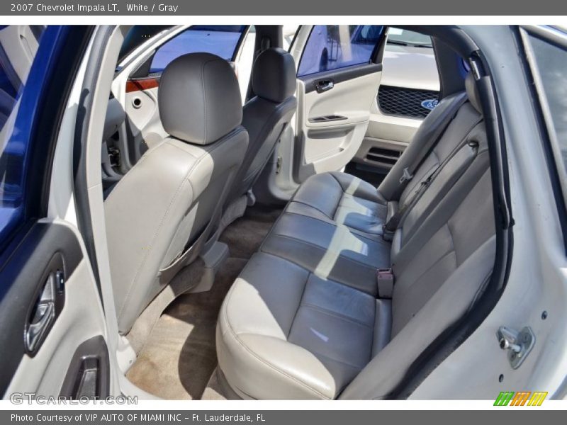 White / Gray 2007 Chevrolet Impala LT