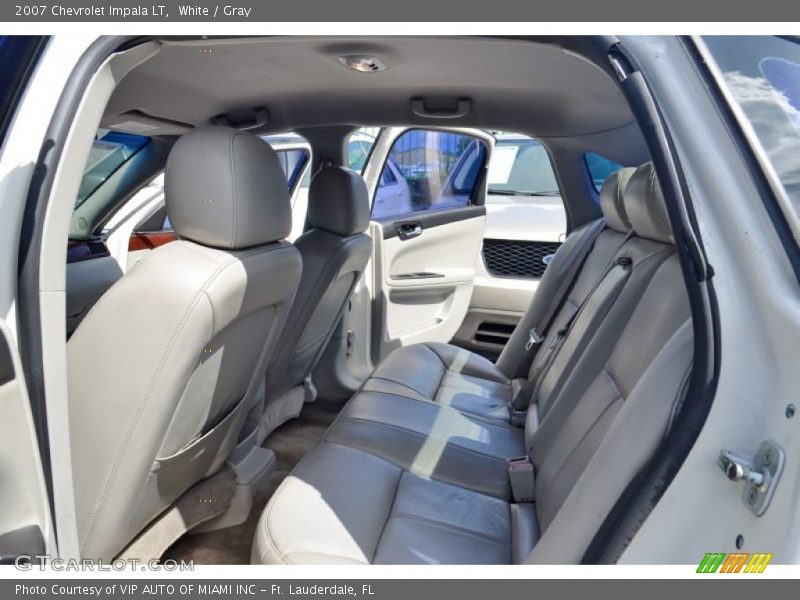 White / Gray 2007 Chevrolet Impala LT