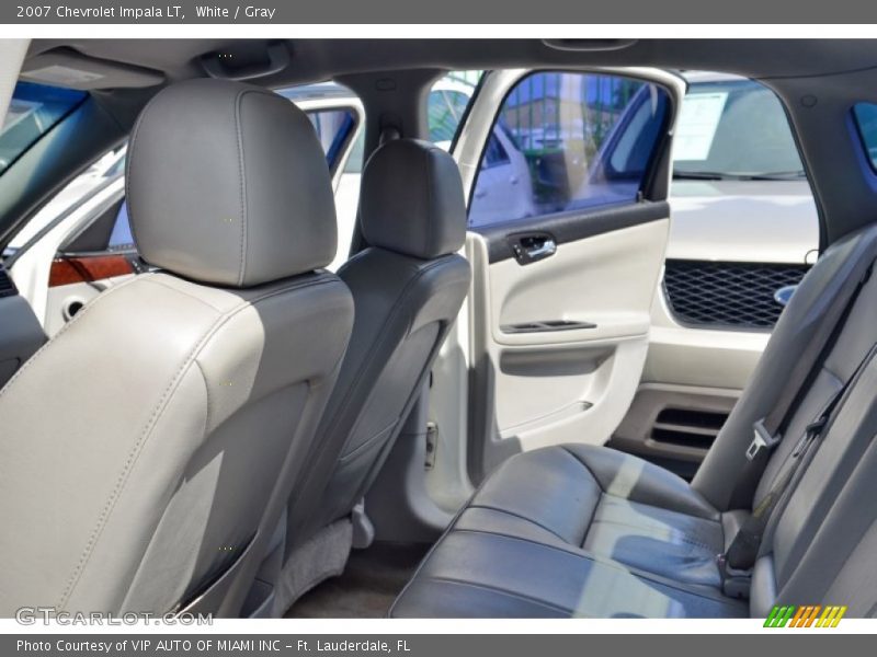 White / Gray 2007 Chevrolet Impala LT