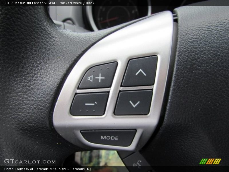 Wicked White / Black 2012 Mitsubishi Lancer SE AWD
