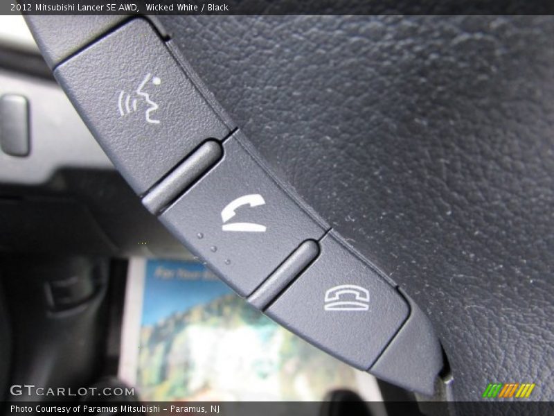 Wicked White / Black 2012 Mitsubishi Lancer SE AWD