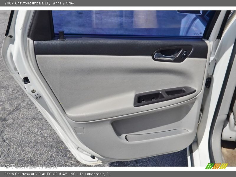 White / Gray 2007 Chevrolet Impala LT