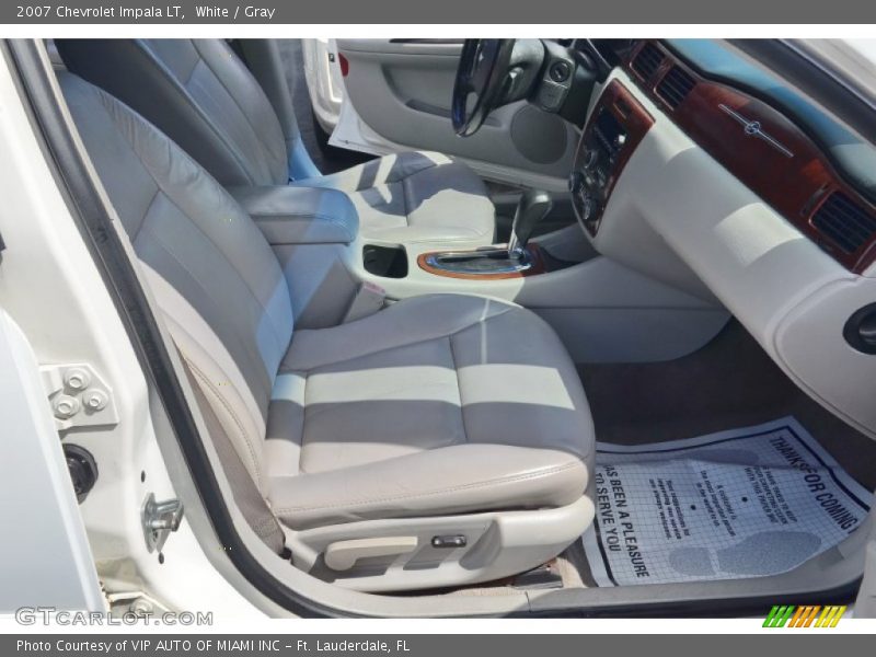 White / Gray 2007 Chevrolet Impala LT