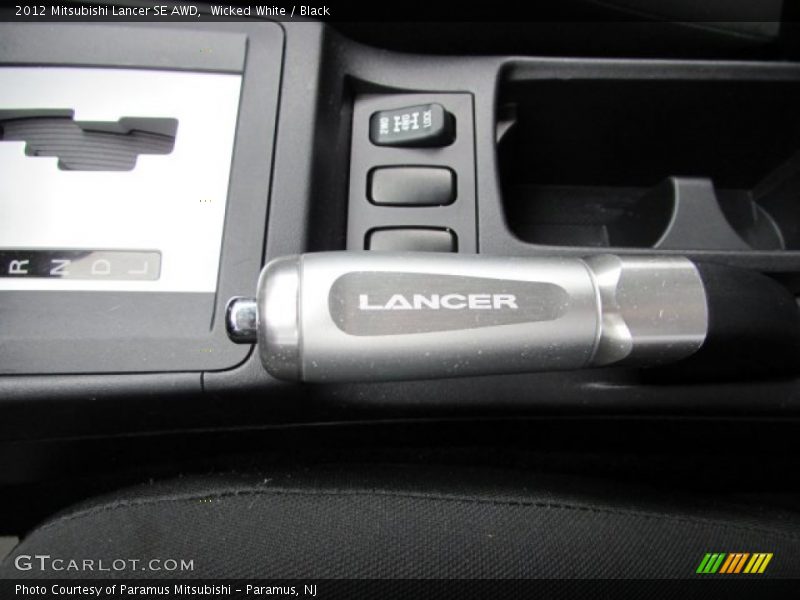 Wicked White / Black 2012 Mitsubishi Lancer SE AWD