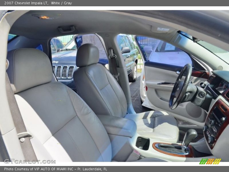 White / Gray 2007 Chevrolet Impala LT