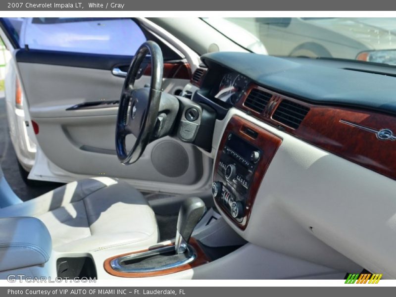 White / Gray 2007 Chevrolet Impala LT