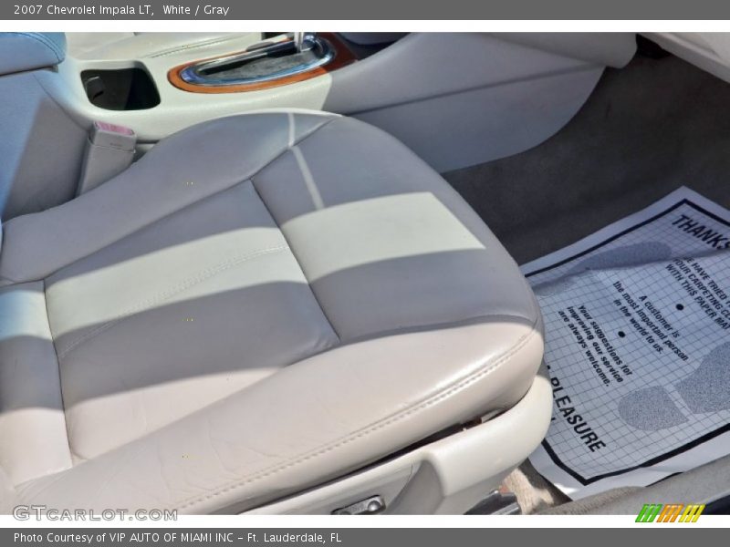 White / Gray 2007 Chevrolet Impala LT